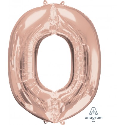 P50 33" (Rose Gold) Letter O SuperShape™